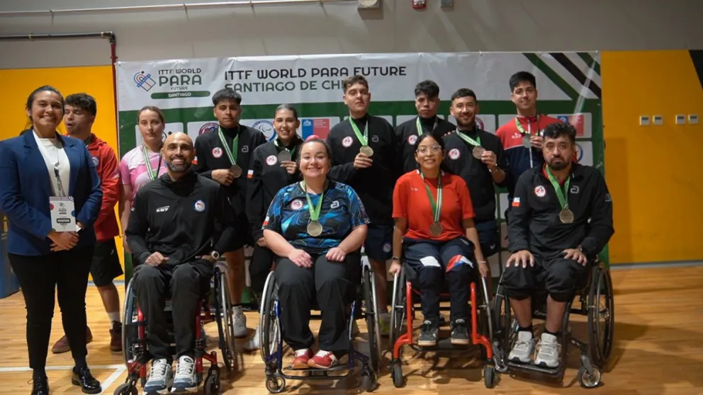 Team ParaChile arrasa en Santiago y suma 13 medallas en torneo internacional