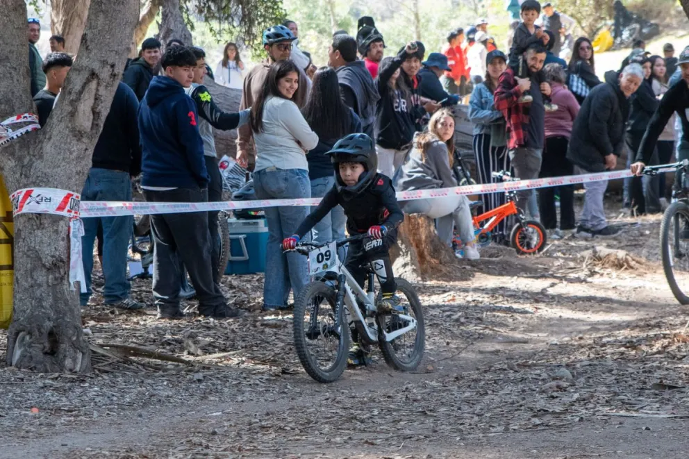 Los más pequeños también disfrutaron de la competencia realizada ayer sábado