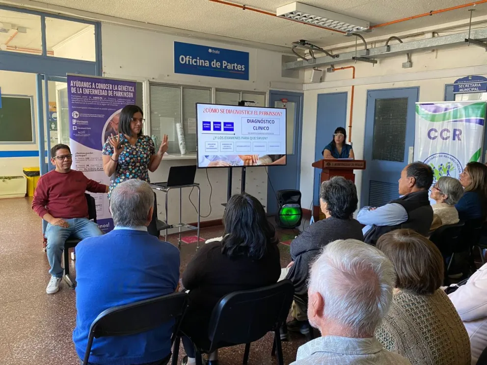 La iniciativa busca reclutar participantes en Ovalle para avanzar en el estudio genético del Parkinson, en el marco de una investigación internacional. (Foto: Cedida)