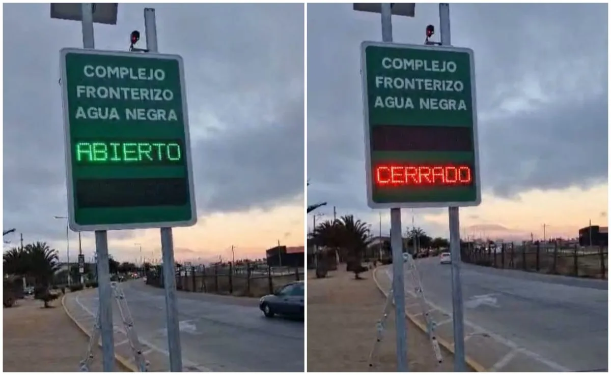 Panel digital en Ruta 41-CH informará apertura y condiciones del Paso Agua Negra