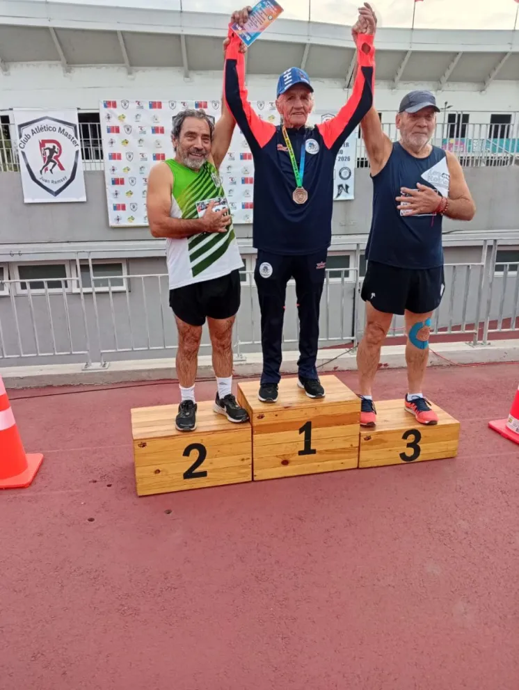 “Tormenta del Desierto” continúa sumando podios y prepara su participación en futuros desafíos internacionales dentro del atletismo máster. (Foto: Cedida)