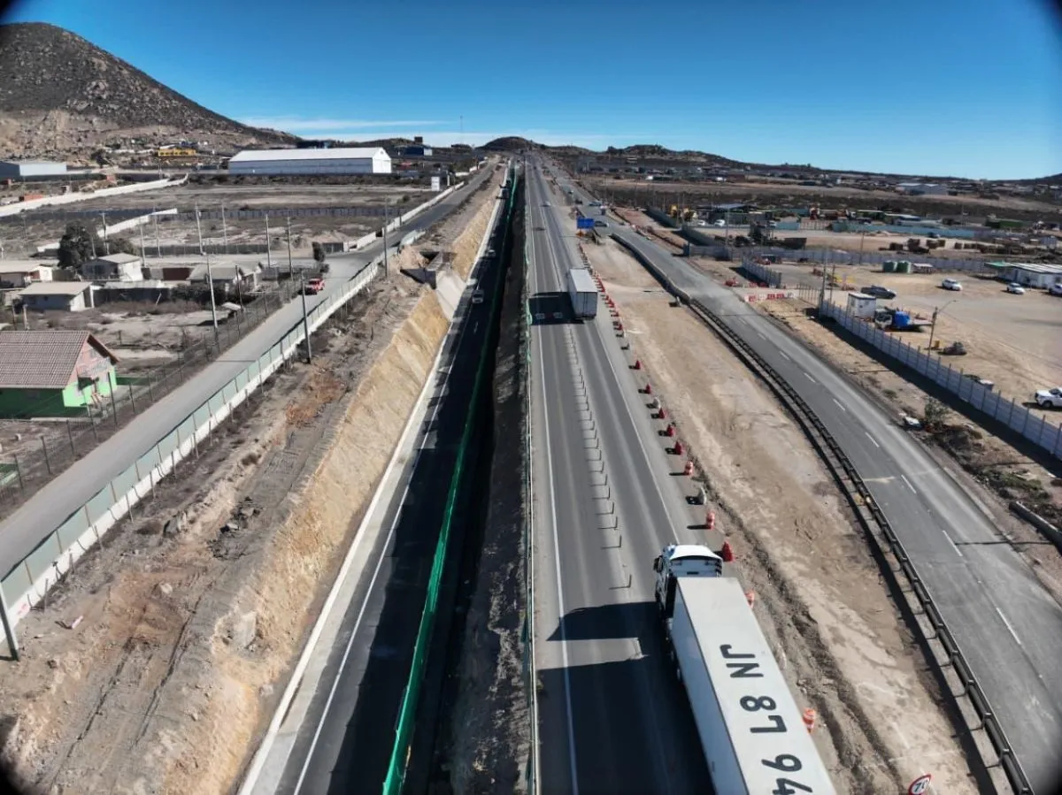 MOP inicia fase 2 de obras en enlace Panorámica Coquimbo