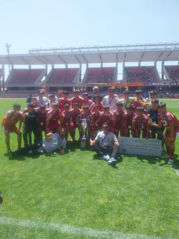 La selección sub 13 de Diaguitas ha representado a Ovalle en varias competencias nacionales. (Foto: Cedida)
