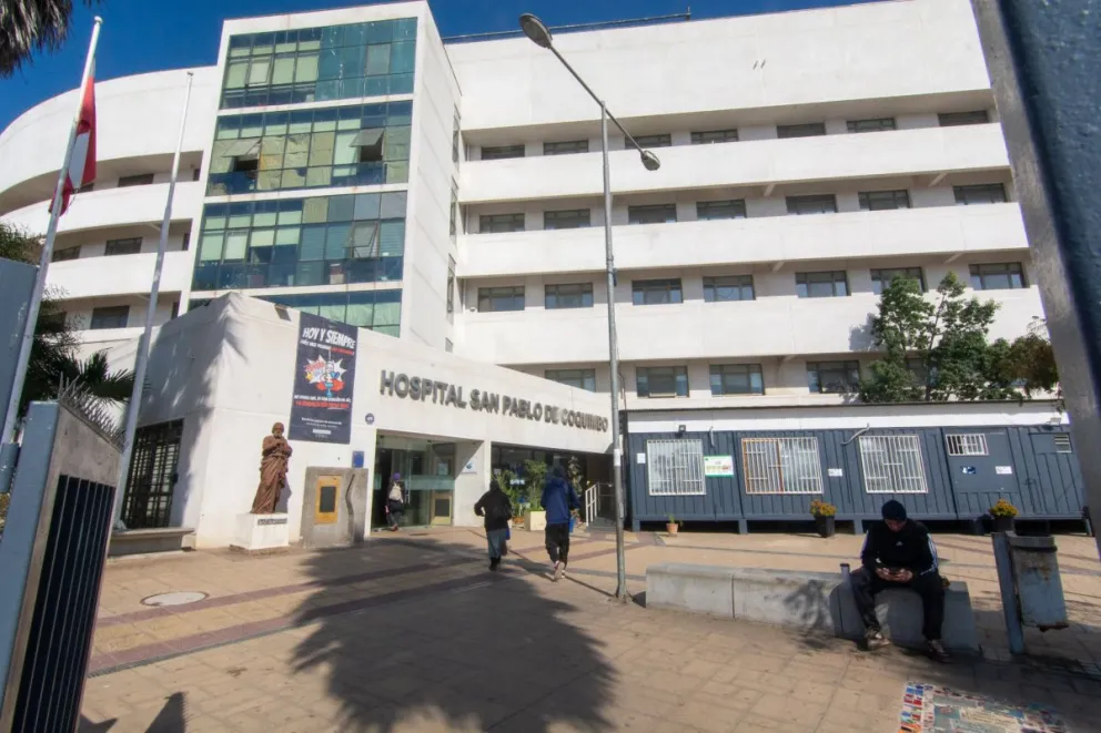 El Hospital San Pablo atiende en la actualidad a pacientes de la Región de Coquimbo y de Atacama. (Foto: Cristian Silva)