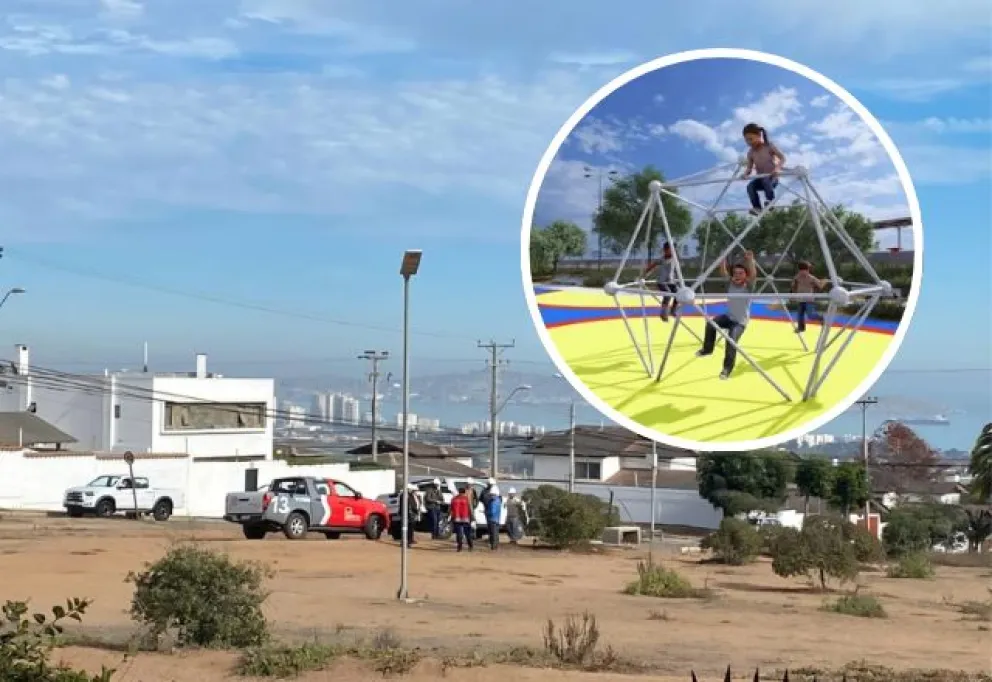 El futuro parque contará con zonas de juegos musicales, 20 máquinas de ejercicios, pérgolas, plazas duras, un mirador y un anfiteatro con capacidad para 250 personas. (Foto: Cedida)
