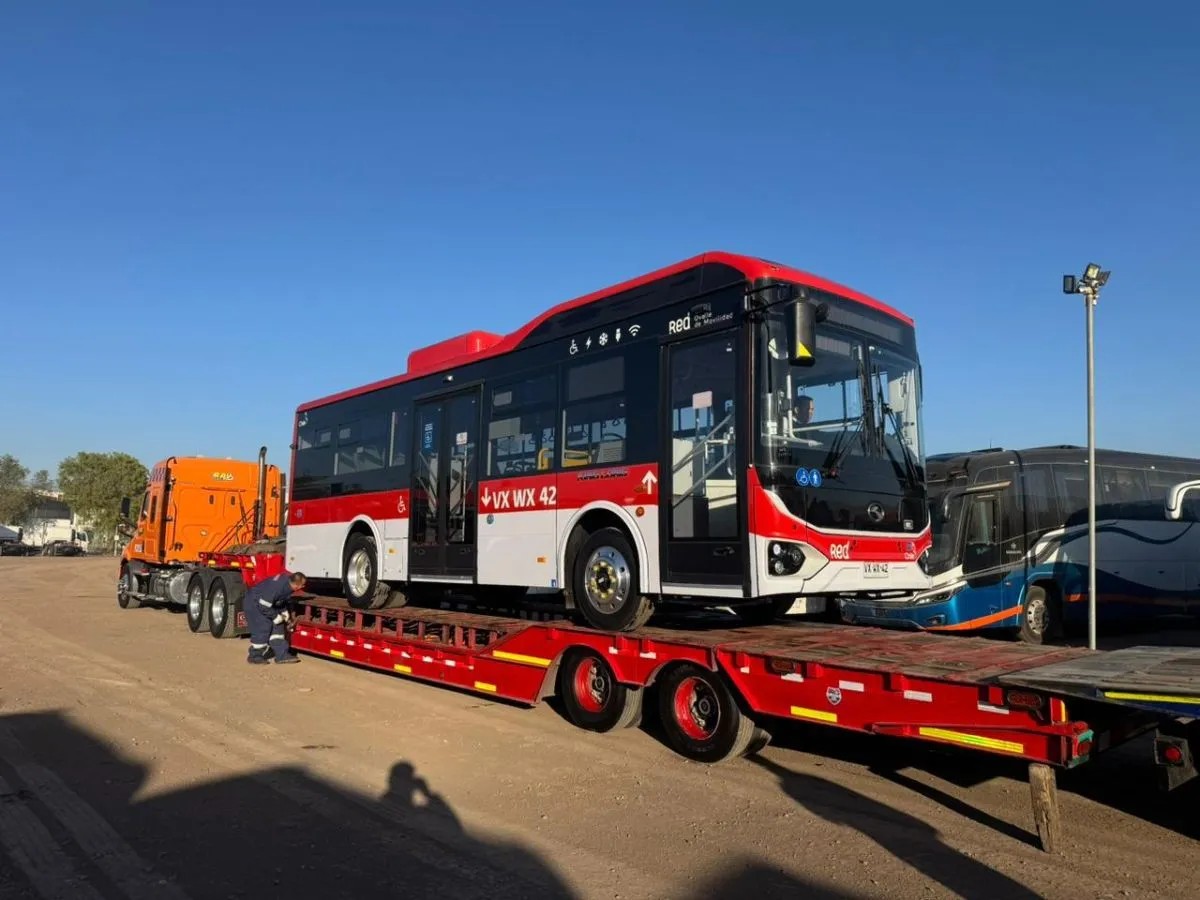 Llegada de 41 buses eléctricos a Ovalle