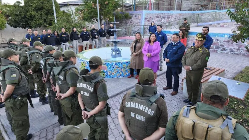 Desde Cogotí 18, Carabineros y la PDI recorrieron diversas localidades de la comuna. (Foto: Cedida)