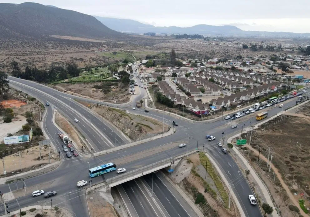El proyecto busca conectar el área urbana desde calle Amunátegui hasta El Sauce, en Coquimbo, para ofrecer una alternativa de circulación a la ruta 5. (Foto: Cedida)