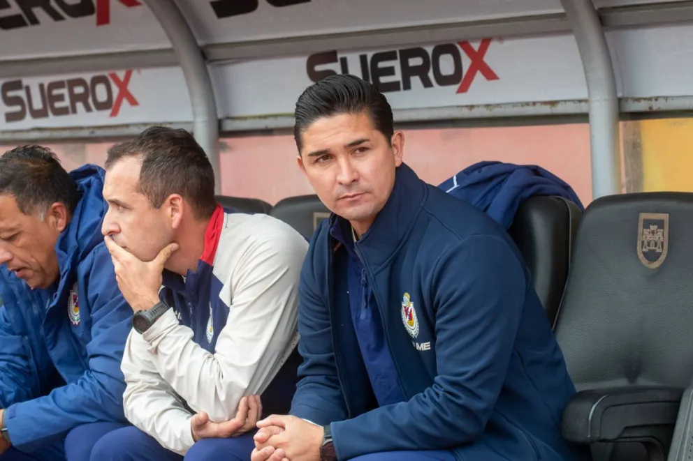 Felipe Gutiérrez valoró el esfuerzo de sus dirigidos pese a la derrota ante Colo Colo en La Portada. (FOTO: Cristian Silva) 