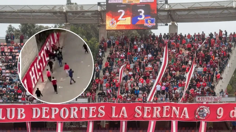 Videos difundidos en redes sociales mostraron agresiones a seguidores de Colo Colo en sectores locales. (FOTO: Captura de pantalla - Cristian Silva) 