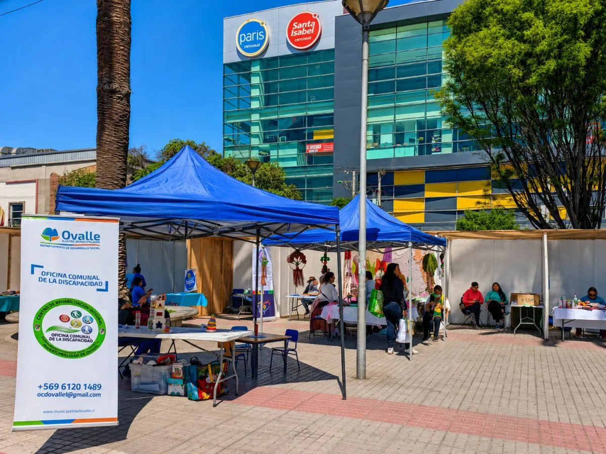 Feria de Emprendimiento Inclusivo en Ovalle por Oficina Comunal de la Discapacidad