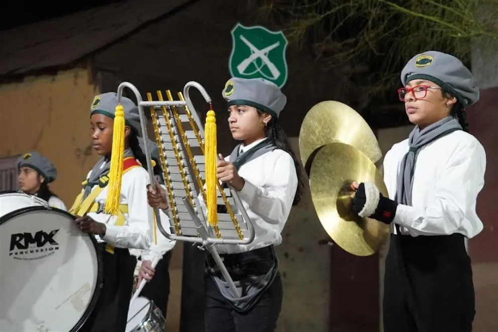 Realizan nuevo encuentro de bandas escolares en Tulahuén