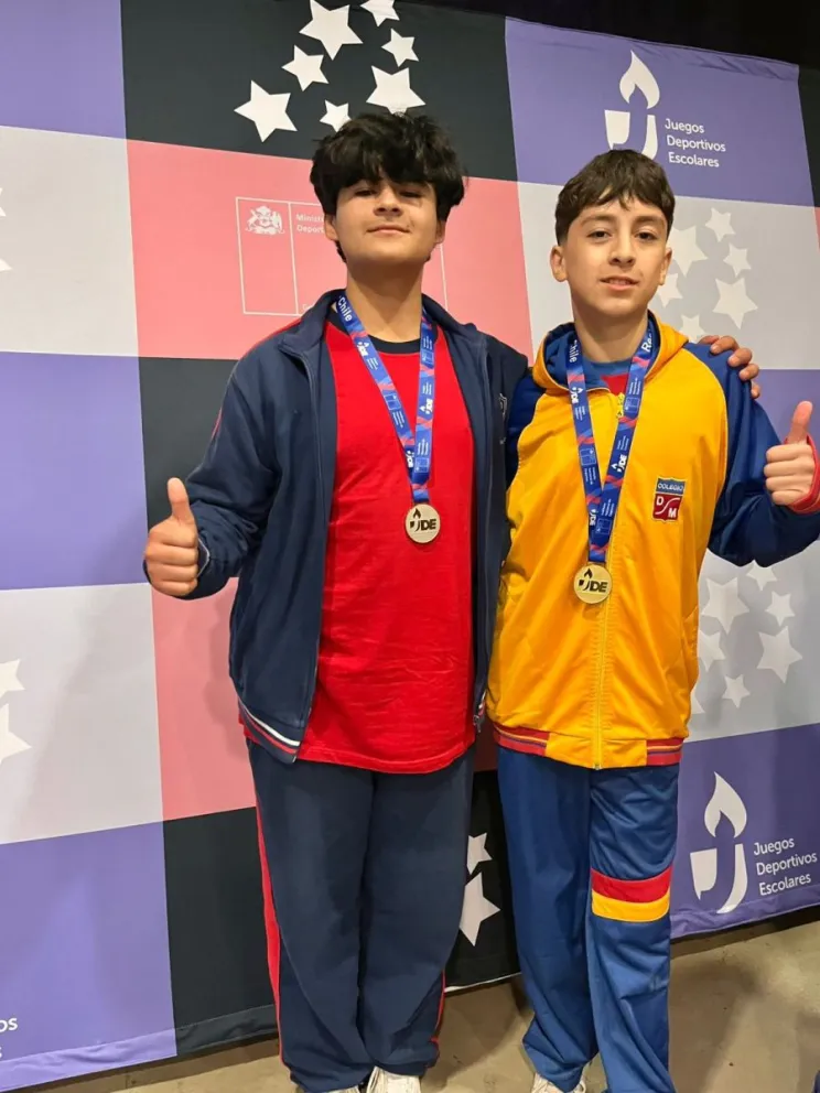 Pablo Carvajal, representante de La Serena, y Benjamín Araya, de la comuna de Vicuña, tendrán la misión de representar a la Región de Coquimbo en la gran cita nacional de los Juegos Deportivos Escolares.