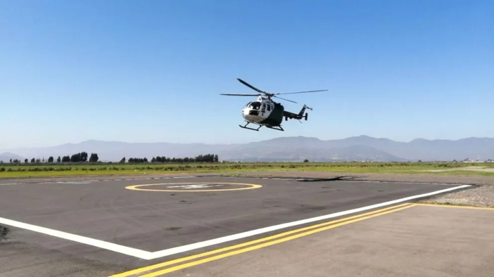 Finalmente, la próxima semana el esperado helicóptero de Carabineros llegará a la región. (Foto: El Día)