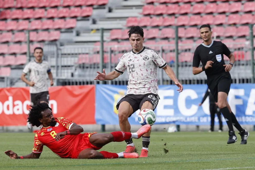El equipo del “Nico” Córdova pudo festejar en el segundo amistoso ante Congo, equipo que el 17 próximo debutará en la Copa del Mundo ante Portugal. (Foto: Selección Chilena)