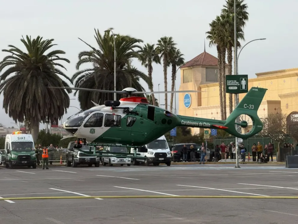 La nueva aeronave de Carabineros apoyará patrullajes, rescates y procedimientos policiales en toda la región. (Foto: Cedida)