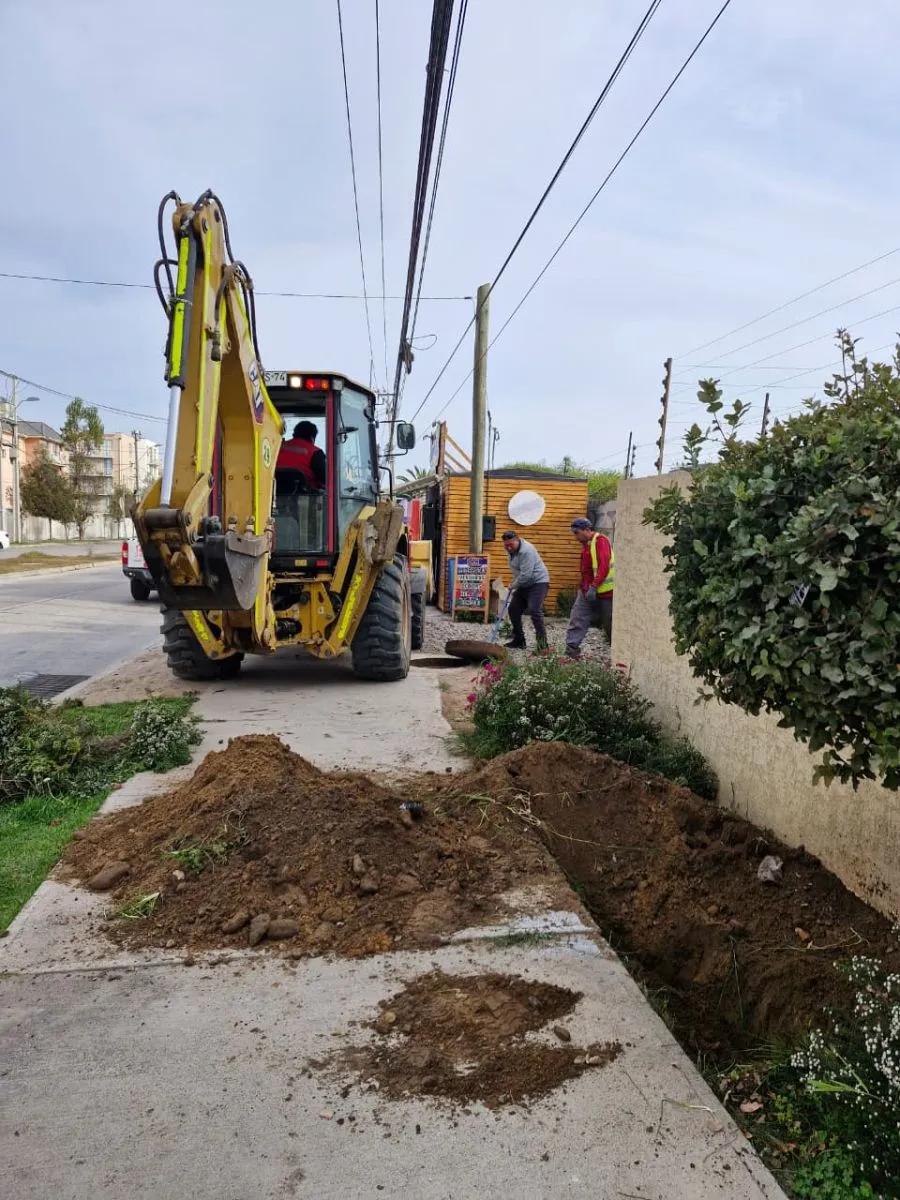 Reparaciones en avenida Pacífico para prevenir anegamientos Reparaciones en avenida Pacífico para prevenir anegamientos