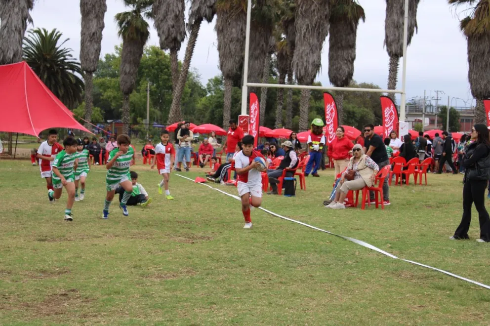 El  Winter Rugby Fest se iniciará a las 10.00 de la mañana y durará todo el día, hasta el encuentro de los adultos en la tarde. (Foto: Karla Hofmann/Elqui Zoom)