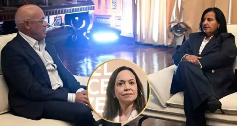 La decisión de EE.UU generó sorpresa, ya que se dejó al margen a María Corina Machado, quien hasta ahora aparecía como la principal figura opositora con capacidad de interlocución frente al oficialismo. (Foto: EFE / Bio Bio)