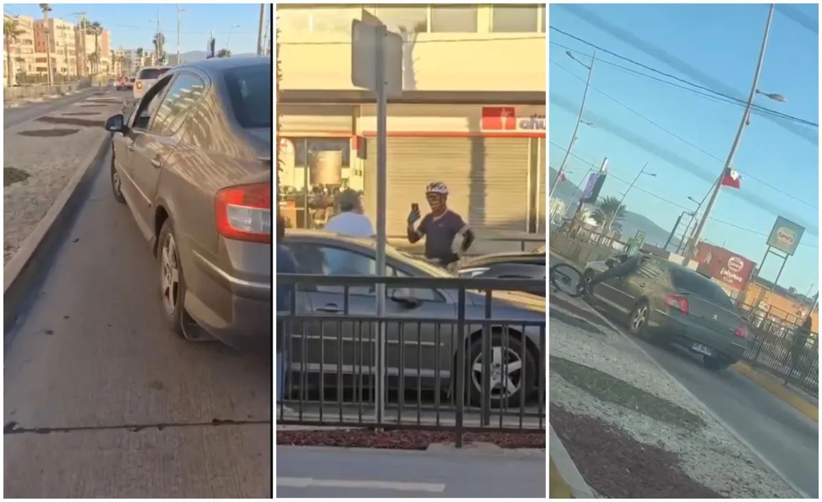 Ciclista relata incidente viralizado en La Serena