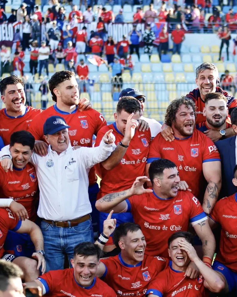 La ministra del Deporte, Natalia Duco; representantes de Chile Rugby, de Los Cóndores, del Comité Olímpico de Chile y el gobernador regional, Cristóbal Juliá, encabezaron el lanzamiento oficial de la Nations Cup 2026.