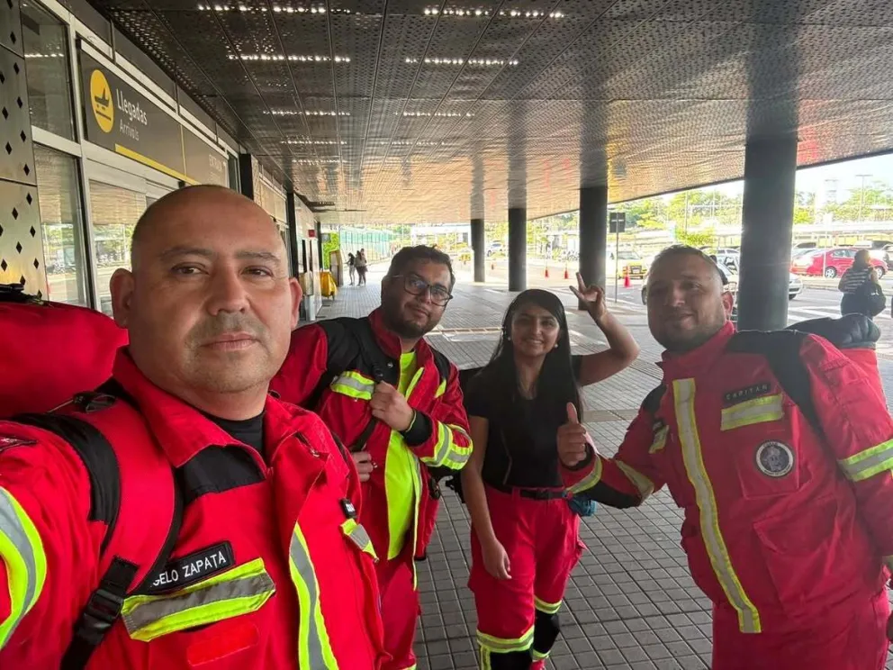 Los bomberos chilenos no pudieron cruzar la frontera entre Colombia y Venezuela por no contar con las visas pertinentes. (Foto: Cedida)