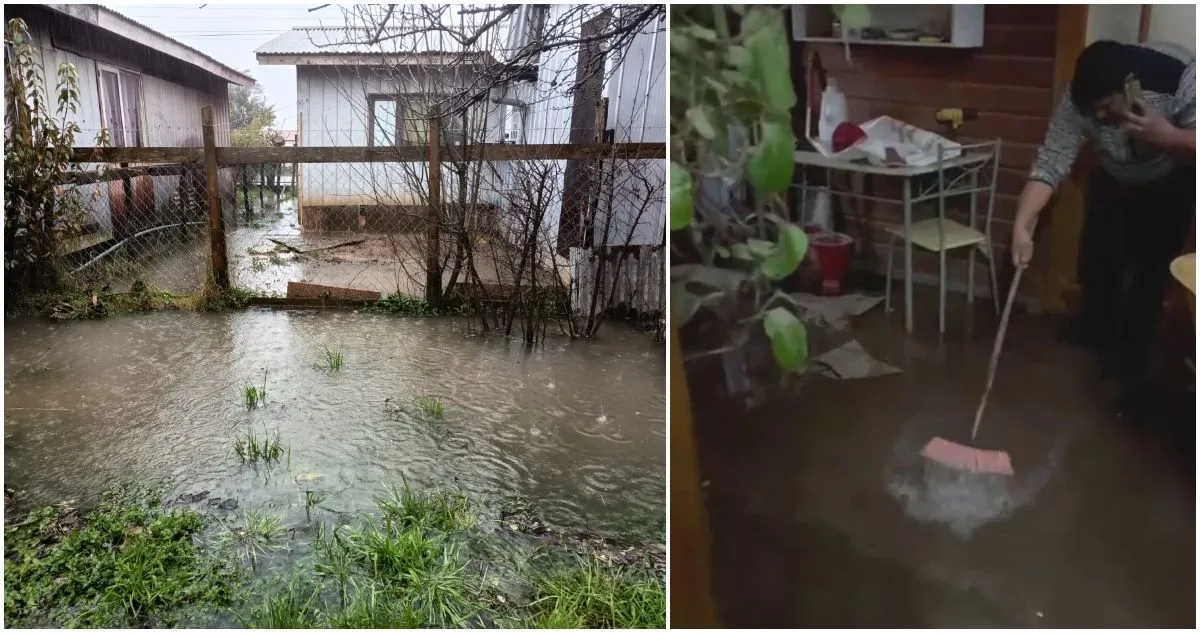 Sistema frontal daña más de 25 casas en La Araucanía