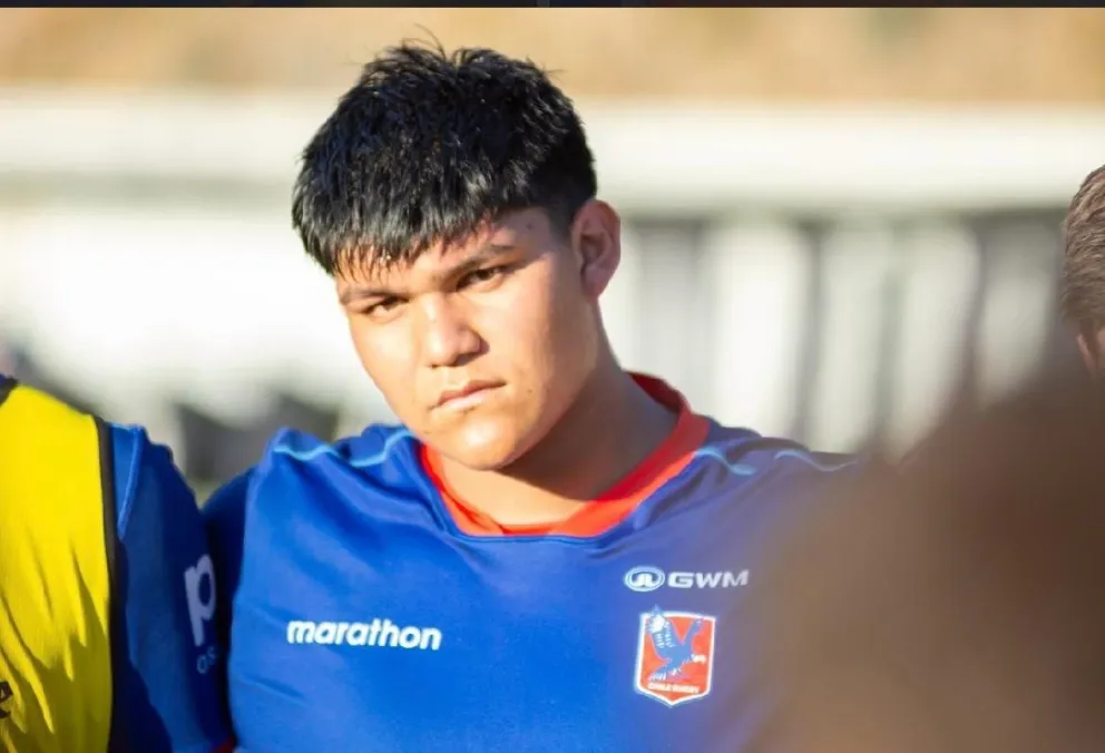 Diego Villalobos Alcayaga, seleccionado nacional de rugby M-18 comparte su tiempo entre el deporte y los estudios. (Foto: Cedida)