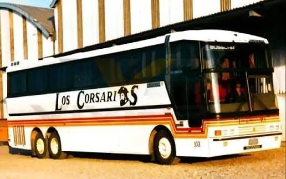 La líneas de buses Los Corsarios se identificaba plenamente con la región y La Serena. (Foto: Cedida)