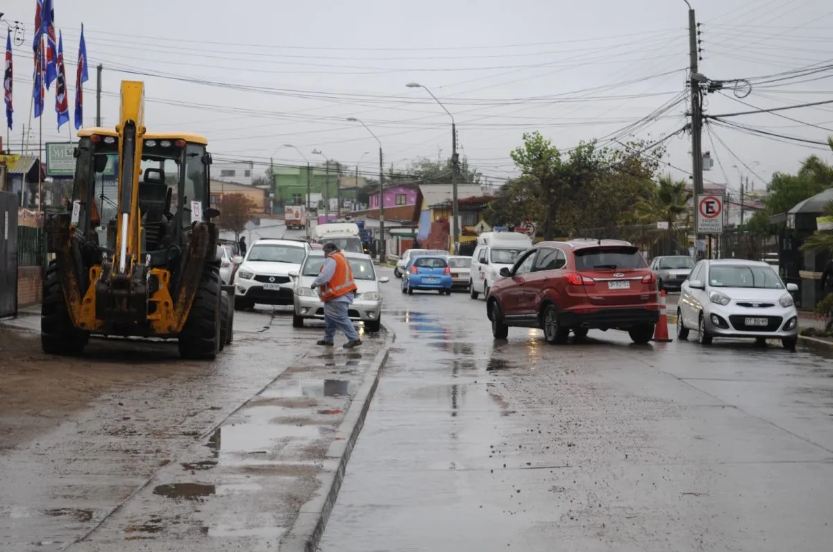 Impacto del río atmosférico categoría 5 en la zona central Impacto del río atmosférico categoría 5 en la zona central