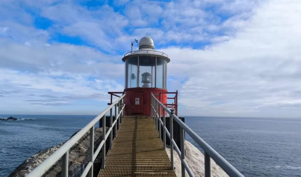 El faro Punta Tortuga es un patrimonio de Coquimbo que está a cargo de la Armada de Chile. Para el Día del Patrimonio puede ser visitado por la comunidad. (Foto: Cedida)
