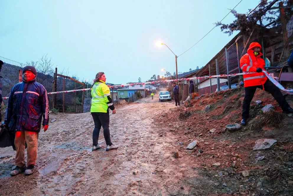 En Choapa las precipitaciones han sido abundante, lo que ha generado algunos cortes de caminos e interrupción de energía eléctrica en algunas comunas. (Foto: Cedida)