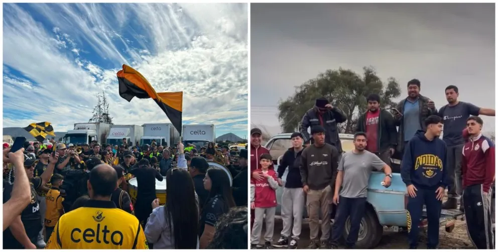 Coquimbo Unido y Deportes La Serena se unieron para llevar ayuda a las familias afectadas por el sistema frontal. (FOTO: Aurinegro.cl - Instagram Club Deportes La Serena) 