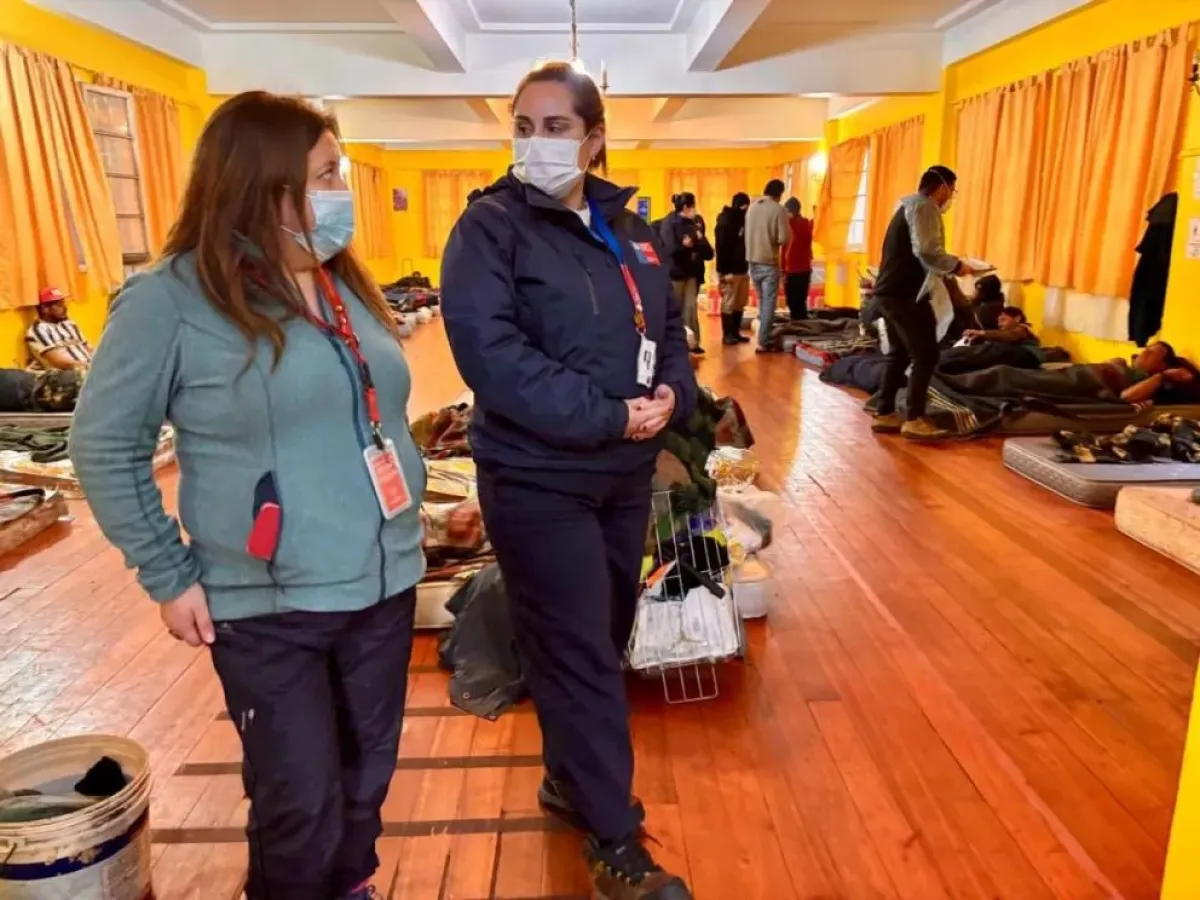 Albergues abiertos para familias en Coquimbo y La Serena