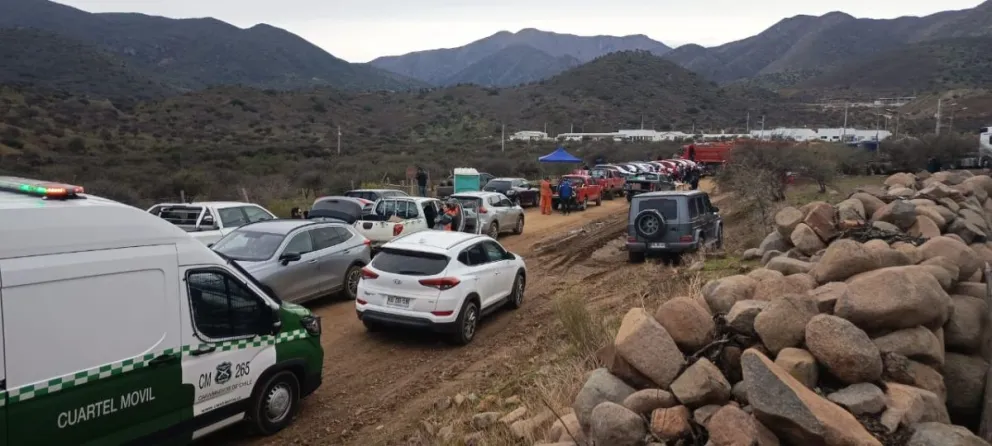 La protesta fue iniciada por un grupo de proveedores y productores mineros que exigen el pago de facturas que, según denuncian, permanecen impagas desde hace más de cinco meses. (Foto: Cedida)