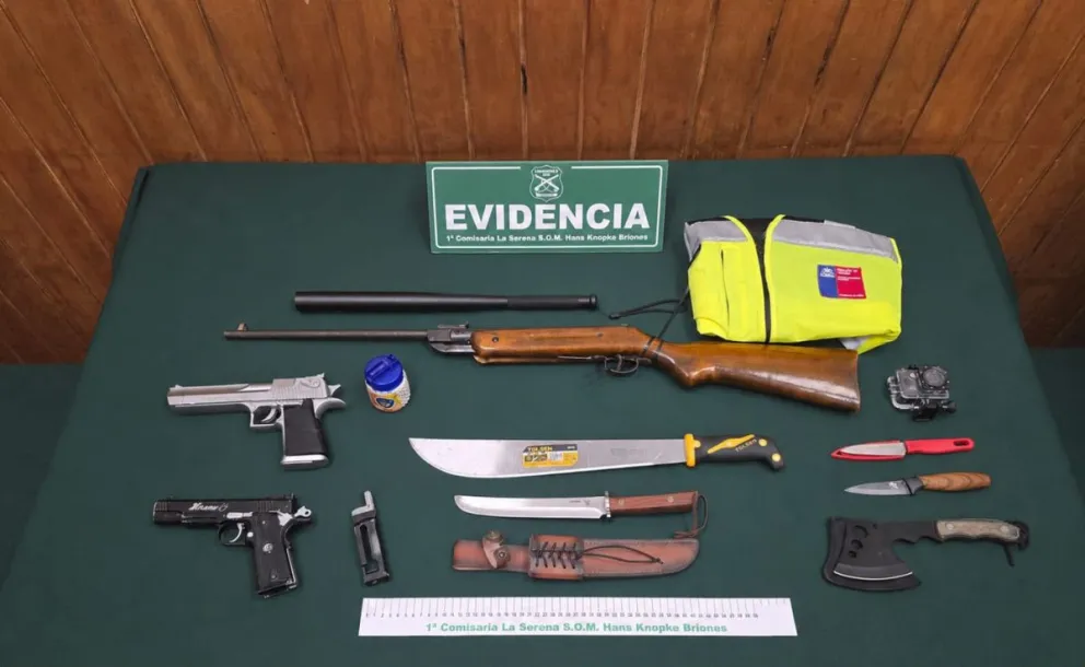 Todo el material incautado al sujeto será sometido a peritajes. (Foto: Cedida)