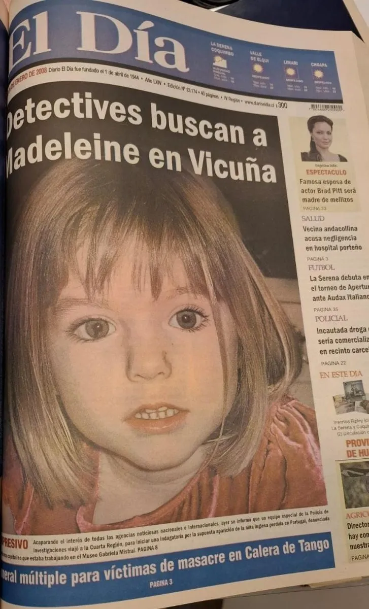 Búsqueda de Madeleine McCann en Valle del Elqui Búsqueda de Madeleine McCann en Valle del Elqui