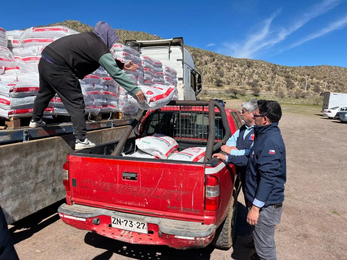INDAP entrega 27 mil kilos de alimento para apoyar rubro caprino en Combarbalá INDAP entrega 27 mil kilos de alimento para apoyar rubro caprino en Combarbalá
