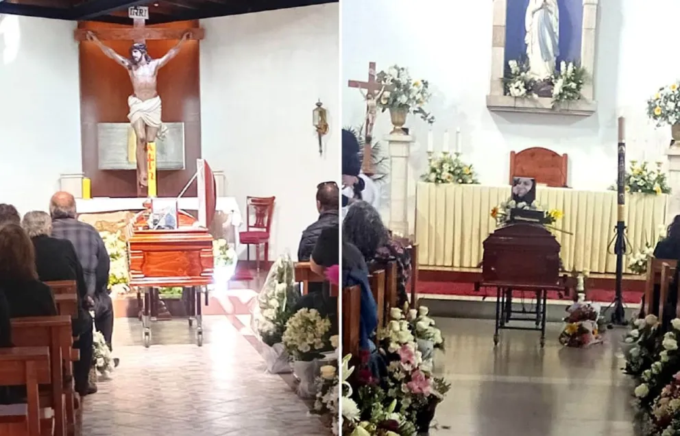 En la Iglesia de Lourdes se realizó la misa por el eterno descanso de Catalina Contreras, mientras que en la Iglesia El Rosario, se le dio el último adiós a Rodrigo Garmendia. (Foto: Oscar Rosales)