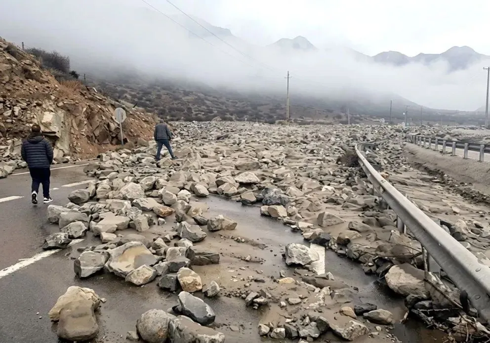 Los daños que provocaron las intensas precipitaciones en la ruta 5 Norte aún no han sido superados. (Foto: Cedida)