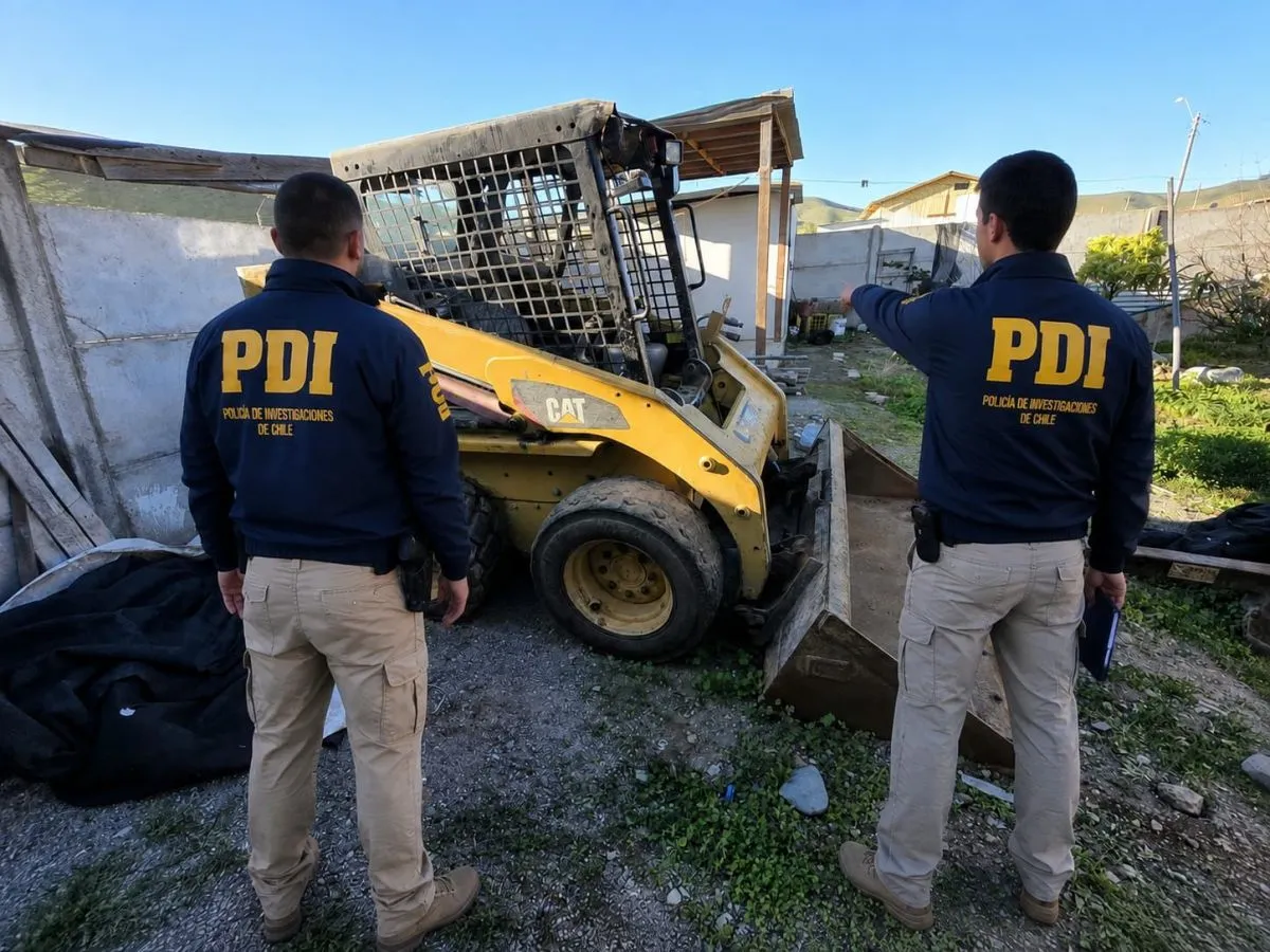 Dos personas detenidas: Recuperan maquinaria avaluada en $50 millones en La Higuera