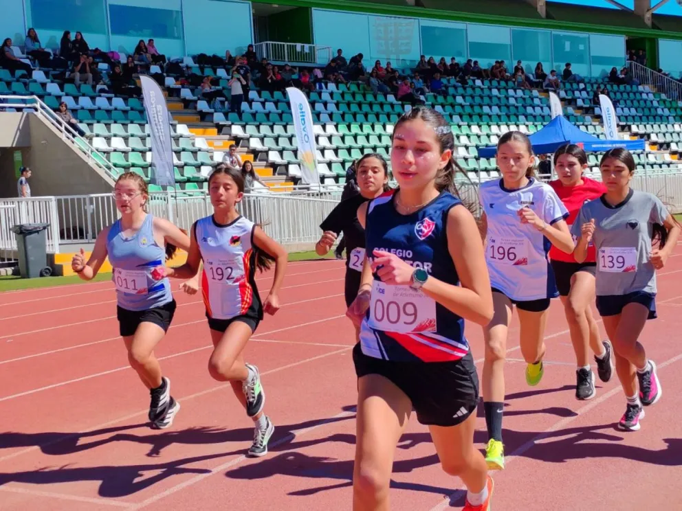 El atletismo escolar definió a sus clasificados para la final nacional en el estadio Diaguita de Ovalle, donde participaron deportistas de toda la región. (Foto: IND)