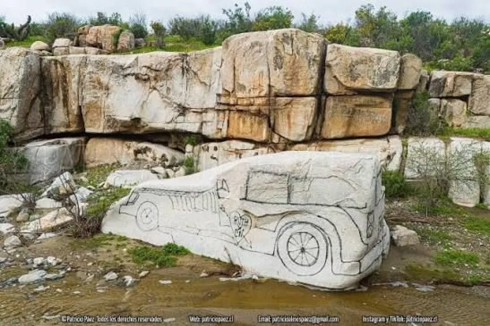 La Piedra del Auto nació tras el accidente que tuvo una pareja de novios en el lugar. (Foto: Instagram)