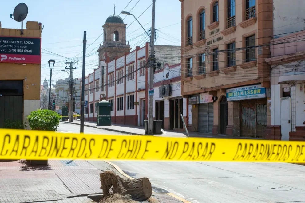 La fiscalía y la Brigada de Homicidios de la PDI ya comenzaron a desarrollar las diligencias respectivas para esclarecer el origen de este ataque. (Foto: Cristian Silva)