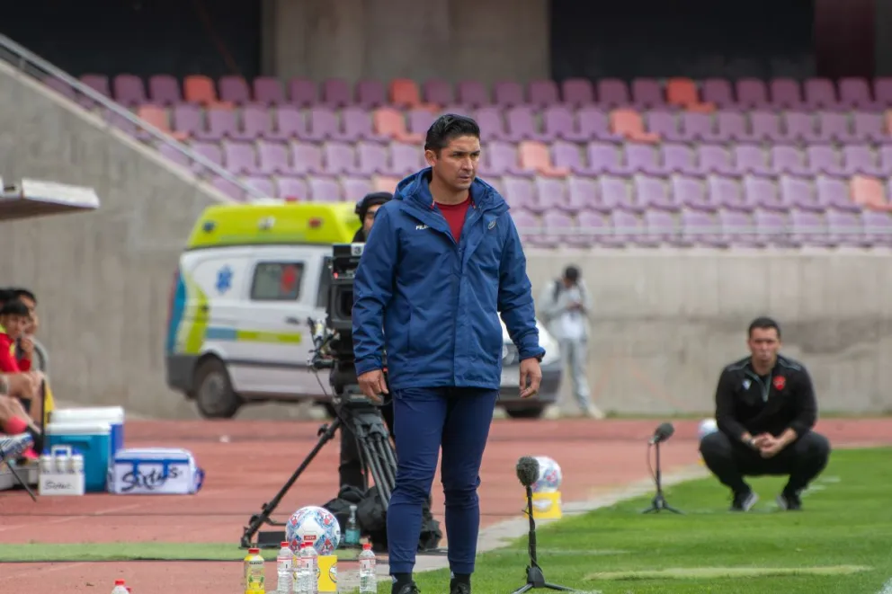 Sobre el trámite del encuentro, Gutiérrez señaló que fue un duelo equilibrado ante Ñublense, equipo que venía luchando por un cupo a la Copa Libertadores. Créditos: Cristian Silva 