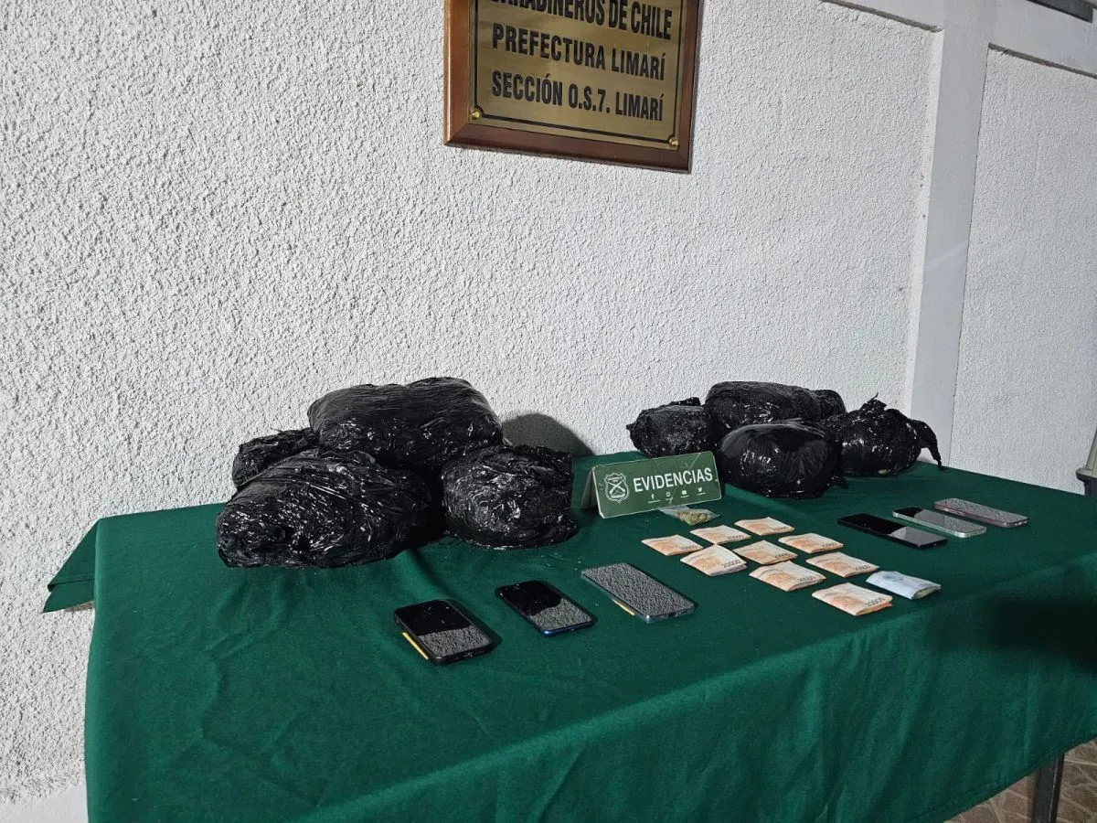 Tres sujetos detenidos: Organización narco pretendía ingresar más de 10 kilos de droga a La Serena