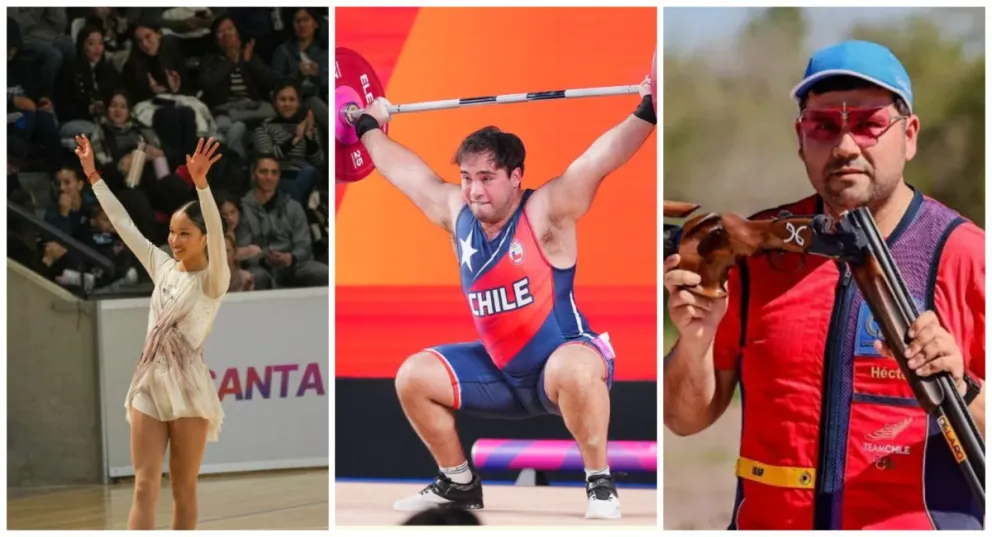 El Team Chile ya suma más de 60 medallas en lo que va de los XIII Juegos Suramericanos Santa Fe 2026. (FOTOS: Cedidas)