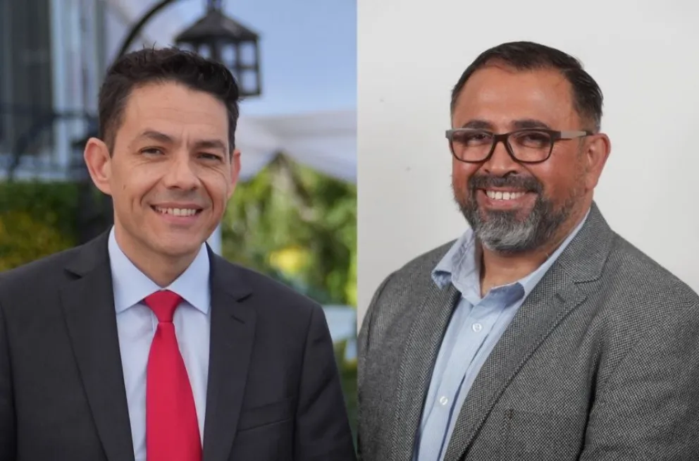 Las diferencias entre Juliá y Pino quedaron reflejadas con las agendas paralelas que desplegaron en Santiago, donde abordaron casi los mismos temas. (Foto: El Día)