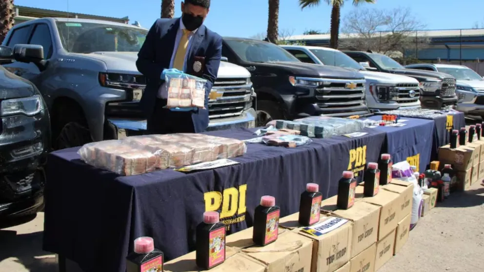 Más de un año y medio de investigación permitió desarticular una estructura acusada de producir y comercializar cannabis a gran escala en la provincia de Limarí.