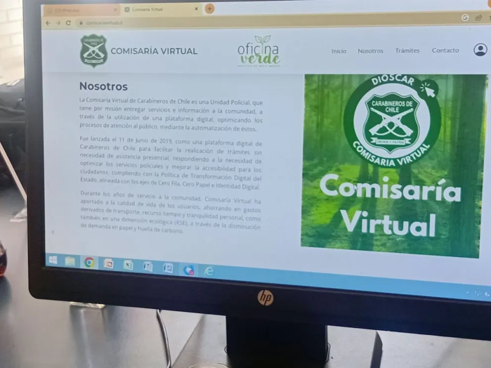La Comisaría Virtual funciona las 24 horas del día y allí se pueden hacer varios trámites como denuncias de manera más rápida. (Foto: El Día)

